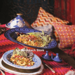 assiette marocaine et mini tagine pour epices