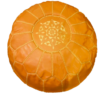 orange pouf