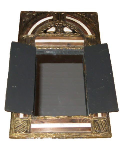 bone brass mirror