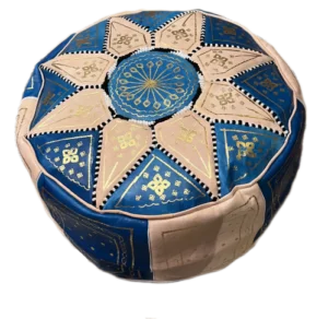pouf marocain turquoise ottoman poof turquoise