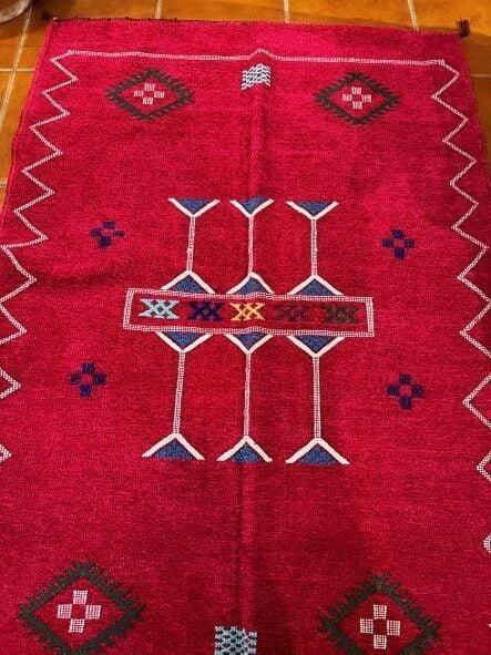 rug red Moroccan