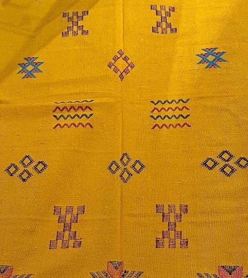 tapis Marocain jaune