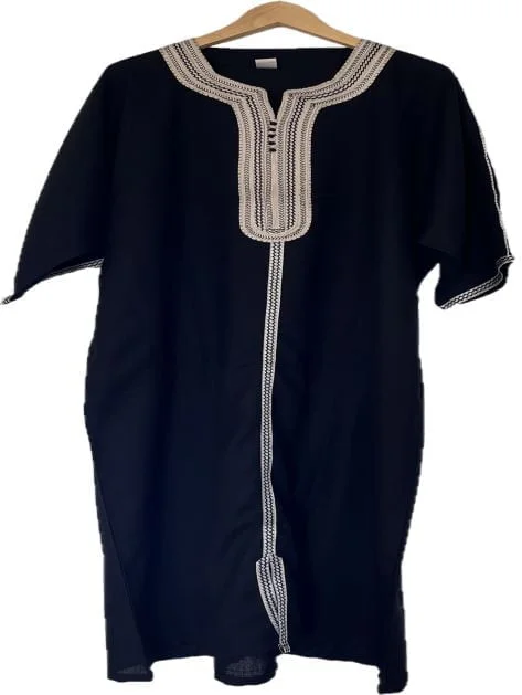 Moroccan black and gold kaftan - Image 1
