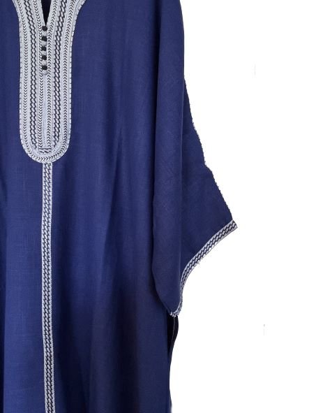 Moroccan kaftan in blue