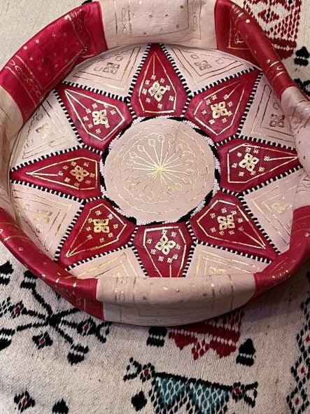 Moroccan pouf