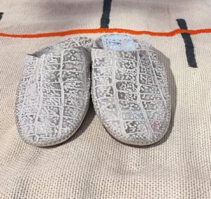 Moroccan silver slippers Moroccan silver slippers