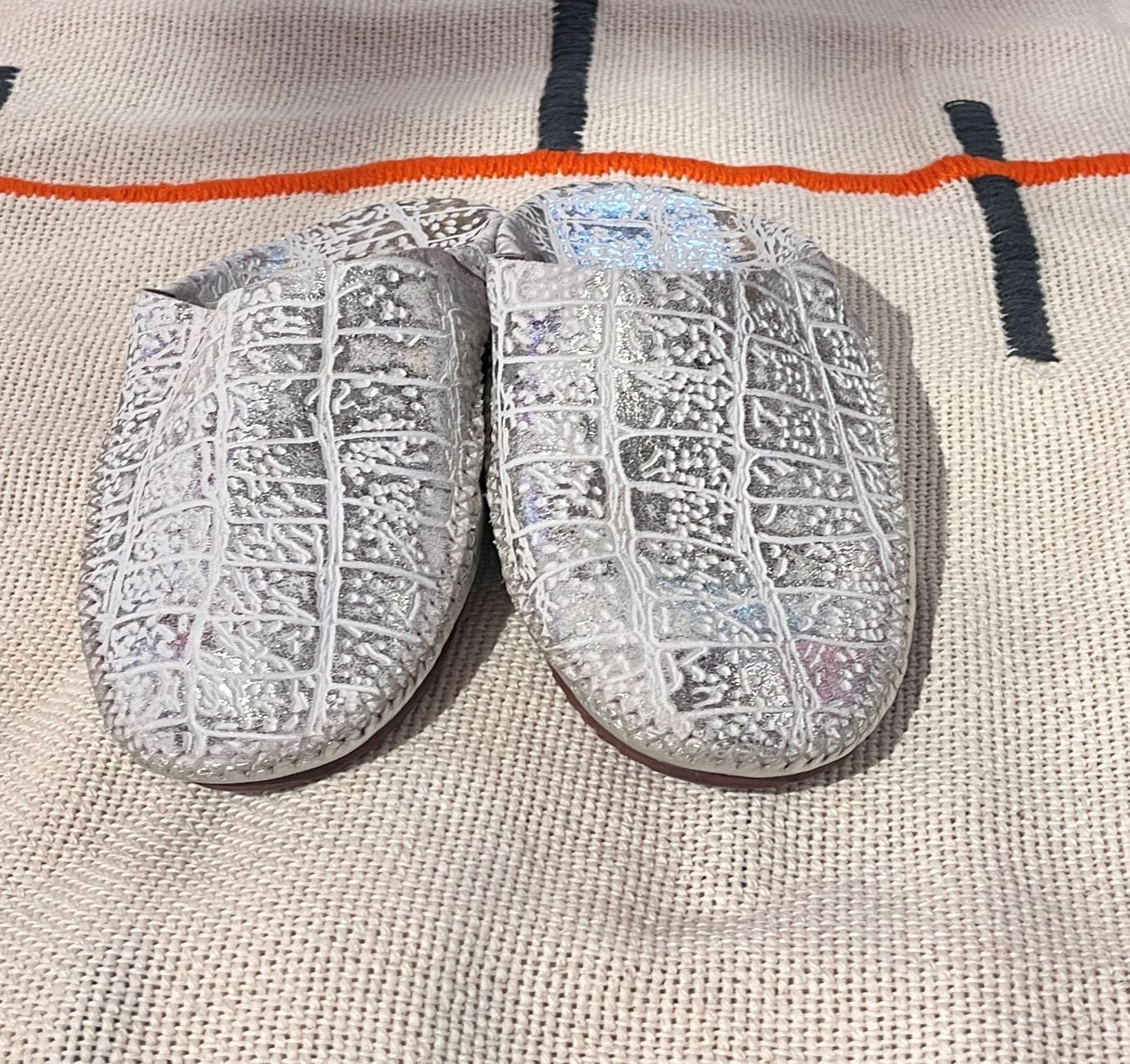 Moroccan silver slippers Moroccan silver slippers
