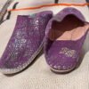 purple babouche