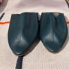 babouche slippers green