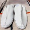 babouches blanches homme