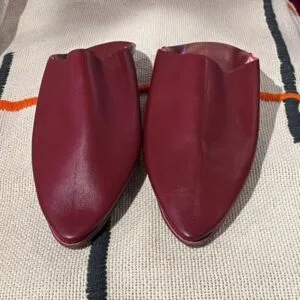 babouches marocaines homme rouge