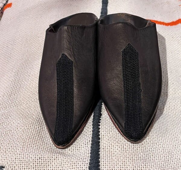 moroccan black slipper women's shoes