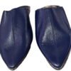 moroccan men slippers in blue