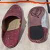 red slippers babouche