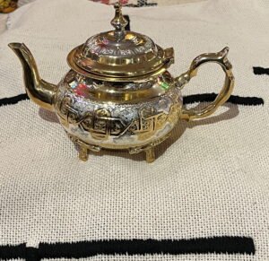Moroccan silver brass Teapot Moroccan silver brass teapot