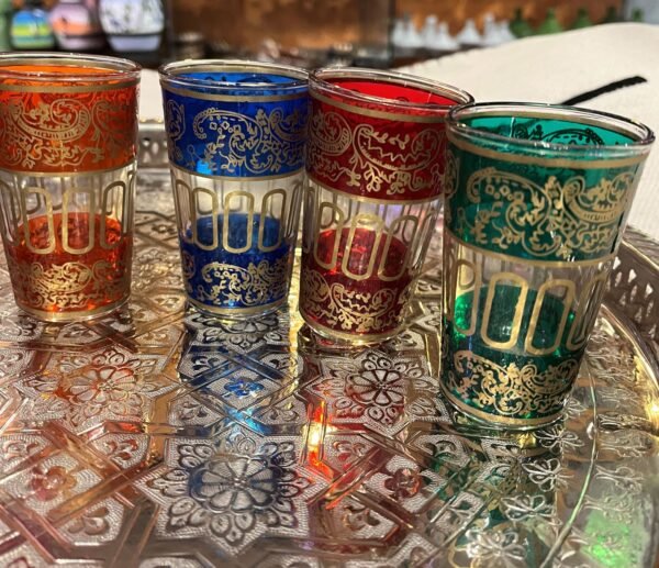 set of Moroccan tea glasses Montreal