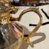 Moroccan gold silver teapot