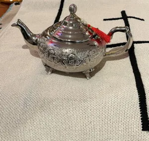 theiere marocaine en argent