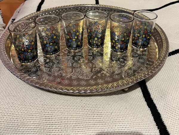 verres a the marocains vendus dans notre boutique a montreal