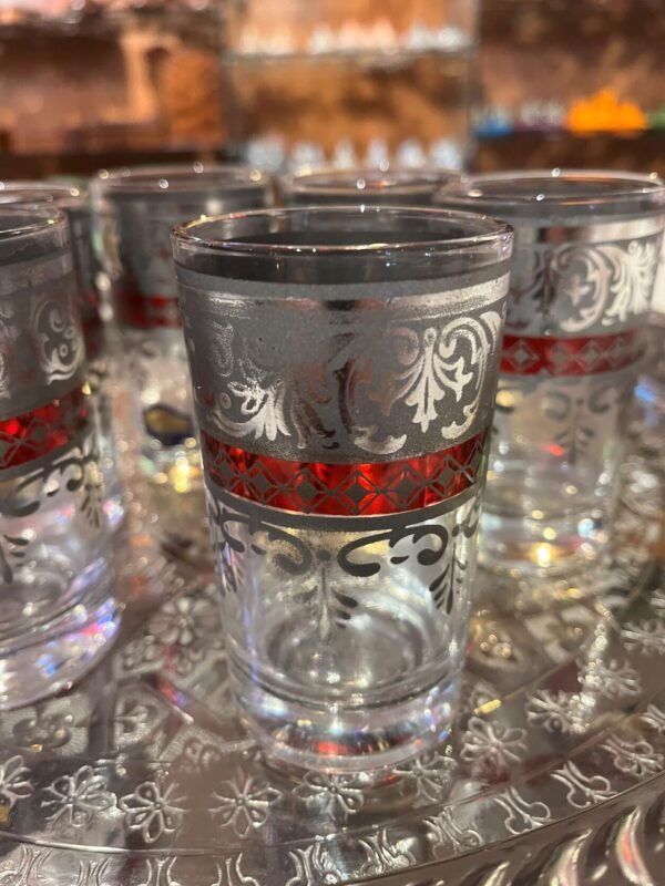 verres marocains argent