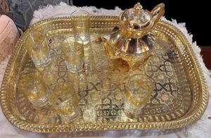 Moroccan mint tea set14 Moroccan mint tea set