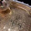 fine work by Moroccan artisan on this Moroccan tray