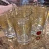 gold tea glasses