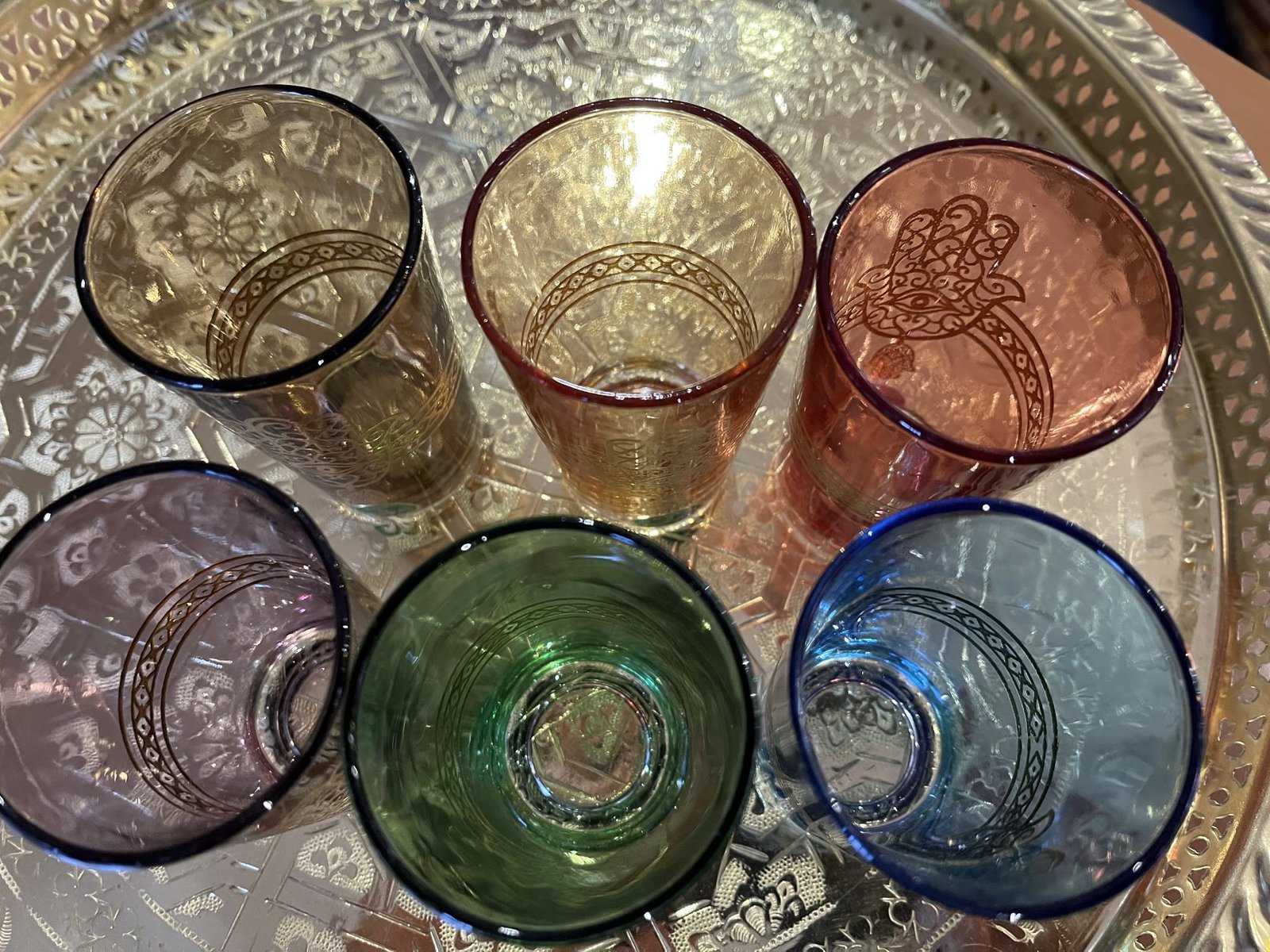 hamsa tea glasses