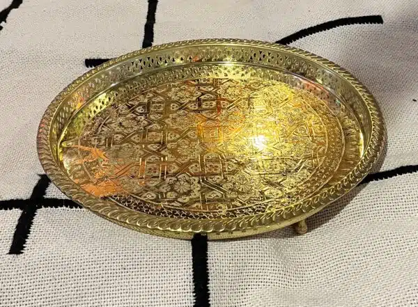 moroccan gold tray