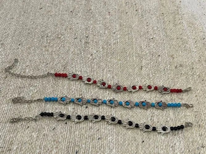 Moroccan jewelry Beaded Hamsa Bracelet