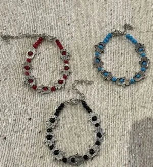 Beaded Hamsa Bracelet4 Beaded Hamsa Bracelet
