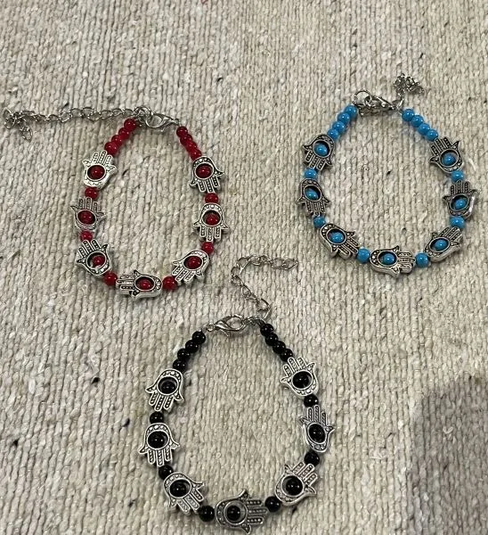 Beaded Hamsa Bracelet