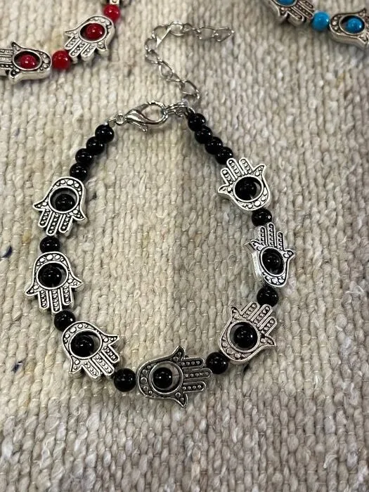 Hamsa lucky charm bracelet - Image 4
