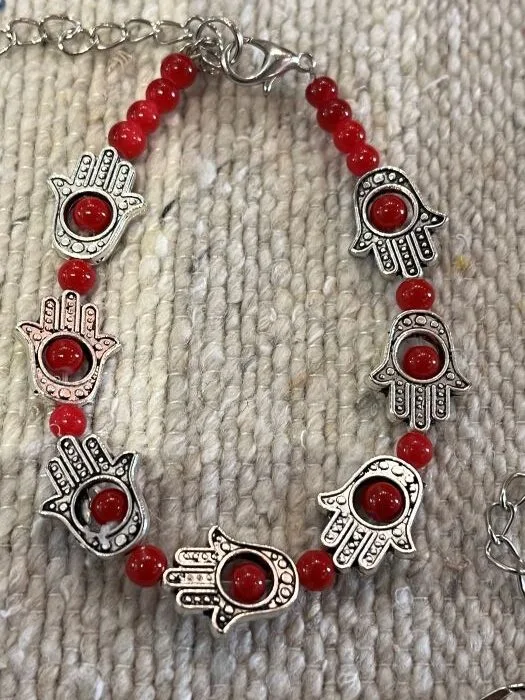 Hamsa lucky charm bracelet - Image 3