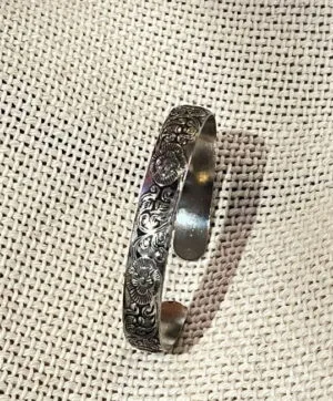 Girls' Cuff Bracelets Moroccan adjustable silver bracelet