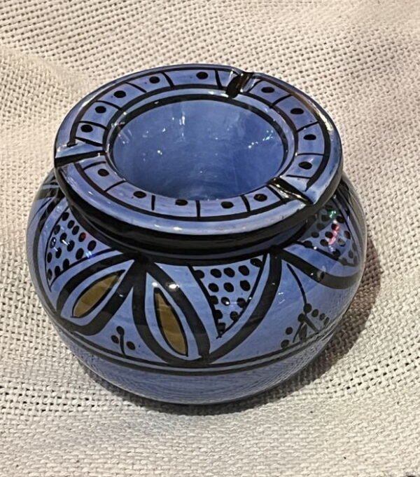 Moroccan blue ashtray