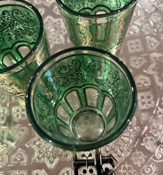 boutique marocaine vend des verres a the marocains