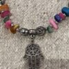 moroccan hamsa necklace1 handcrafted hand of Fatima a beaded necklace