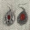 sterling silver dangle red earrings2 red earrings from Morocco