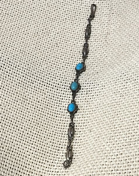 vintage bracelet turquoise beads