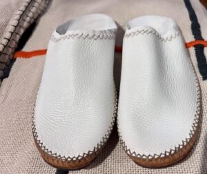 Men Moroccan Slipper in White
