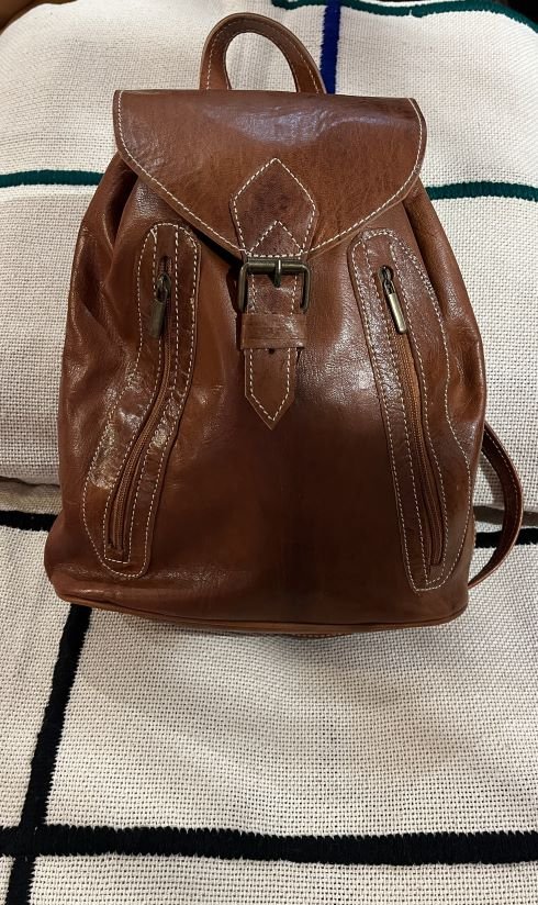 Moroccan Leather backpack