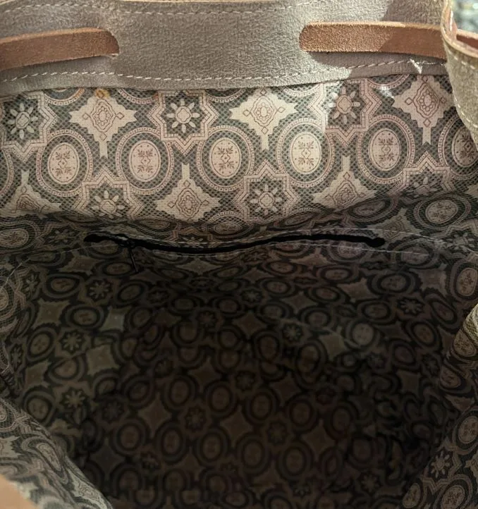 Moroccan leather backpack - Image 3