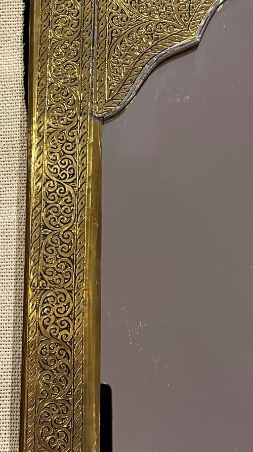 gold Moroccan mirror