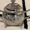 Moroccan silver sugar box1 Used in Moroccan culture for sugar bowl container or tea pot