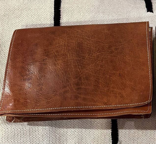 Moroccan tan shoulder bag