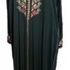 Green women's djellaba