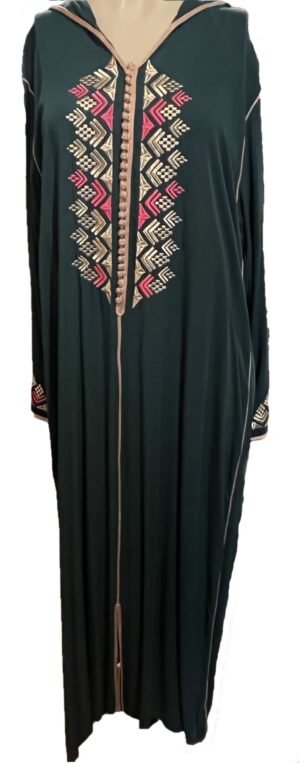 Green women's djellaba Green women's djellaba