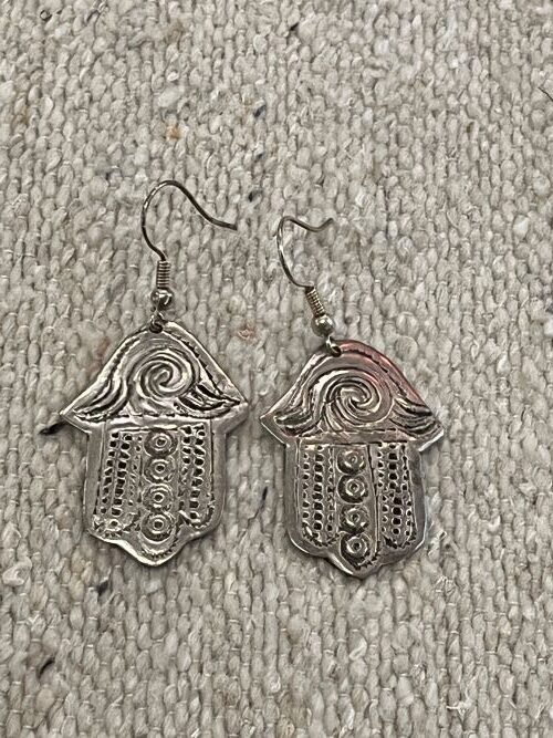 Hamsa earrings