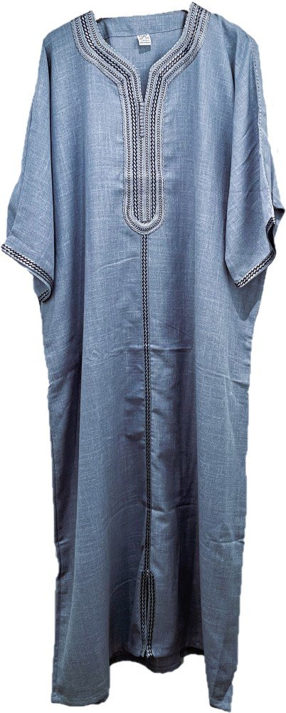 light blue Moroccan men kaftan